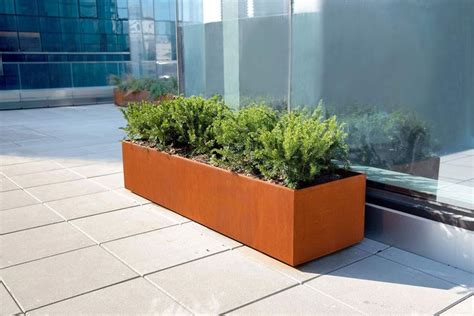 corten steel box pin|corten planter box sizes.